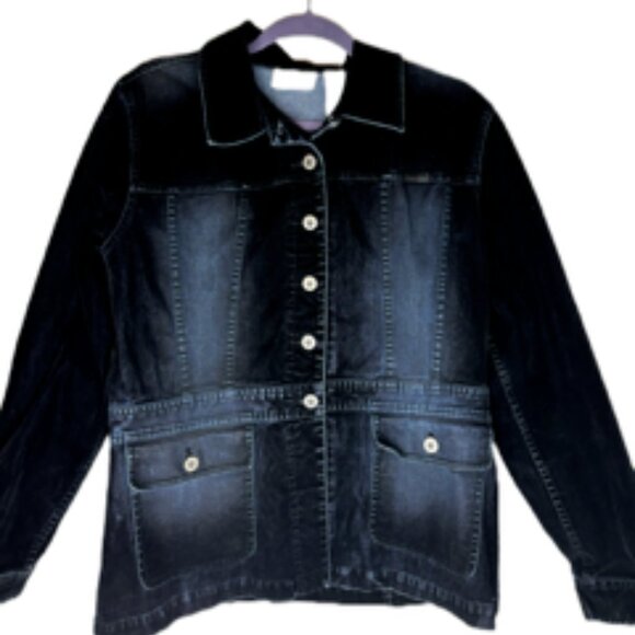 Liz Claiborne Jackets & Blazers - Liz Claiborne Size Large distressed jacket
